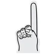 18" Foam Hand | https://www.bestnamebadges.com