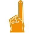 18" Foam Hand | https://www.bestnamebadges.com
