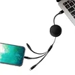 3-in-1 Retractable Charging Cable Wrap Type-C/Micro/IPhone | https://www.bestnamebadges.com