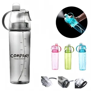 Portable Spray Water Sports Bottle Mist and Sip