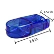 Portable Pill Tablet Cutter Medicine Splitter box Dispenser | https://www.bestnamebadges.com