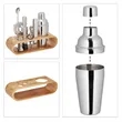 10 Piece Cocktail Shaker Set Bartender Kit Bar Tool Custom | https://www.bestnamebadges.com