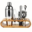 10 Piece Cocktail Shaker Set Bartender Kit Bar Tool Custom | https://www.bestnamebadges.com