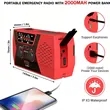 Portable Emergency Hand Crank Radio With LED Flashlight | https://www.bestnamebadges.com