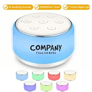 White Noise Sound Machine Baby For Sleeping With Night Light