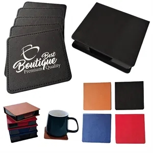 Custom PU Coaster Printing
