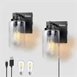Battery Operated Wall Sconce | https://www.bestnamebadges.com