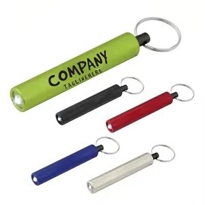 Mini LED Flashlight Keychain Key Tag