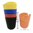 Silicone Snack Container Popcorn Maker Popper Bowl | https://www.bestnamebadges.com