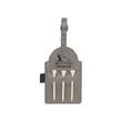 Leather Golf Bag Tag with 3 Tees Set | https://www.bestnamebadges.com