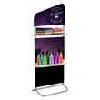 2' x 59" EuroFit Evolution Two-Shelf Incline Wall | https://www.bestnamebadges.com