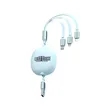 3.9ft Retractable Multi Charging Cable Cord | https://www.bestnamebadges.com