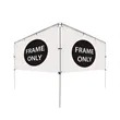 12'W x 5'H In-Ground Banner Hardware - V-Shape Banner | https://www.bestnamebadges.com