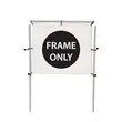 6'W x 5'H In-Ground Banner Hardware - Single Banner | https://www.bestnamebadges.com