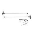 30" Vertical Wall-Mount Bracket System | https://www.bestnamebadges.com