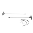 24" Vertical Wall-Mount Bracket System | https://www.bestnamebadges.com