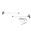 18" Vertical Wall-Mount Bracket System | https://www.bestnamebadges.com