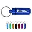 Aluminum Pill Case Keychain | https://www.bestnamebadges.com