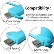 3 In 1 Usb Mini Fan Portable Mobile Phone Cooler  | https://www.bestnamebadges.com