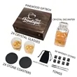 Personalized Whiskey Decanter Gift Set | https://www.bestnamebadges.com