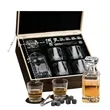 Personalized Whiskey Decanter Gift Set | https://www.bestnamebadges.com