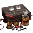 Personalized Whiskey Decanter Gift Set | https://www.bestnamebadges.com