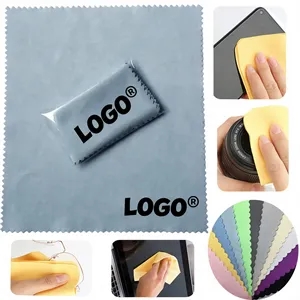 Microfiber Cleaning Cloth In Case for Glasses Lens Screens