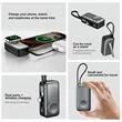 3 In 1 Wireless Magnetic Power Bank For Watch With Stand | https://www.bestnamebadges.com