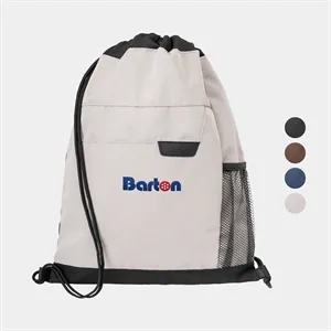 RejuVe® ROVE Recycled Heather Executive Drawstring Bag | https://www.bestnamebadges.com