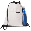 RejuVe® ROVE Recycled Heather Executive Drawstring Bag | https://www.bestnamebadges.com