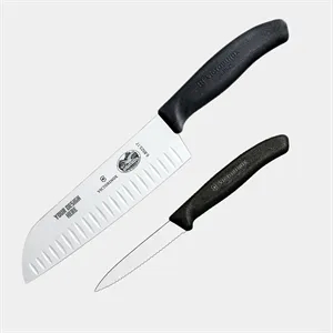 Swiss Army Victorinox® German Made Santoku Starter Knife Set | https://www.bestnamebadges.com