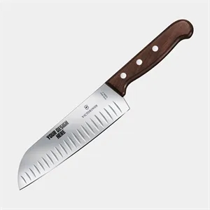 Swiss Army - Victorinox® German Made Wood Santoku Knife | https://www.bestnamebadges.com
