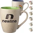 Two Tone Speckled Coffee Mugs | https://www.bestnamebadges.com