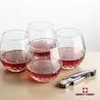 Swiss Force® Opener & Templeton Stemless Wine | https://www.bestnamebadges.com