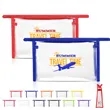 Clear Travel Security Toiletry Pouch | https://www.bestnamebadges.com