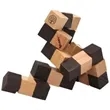 Elastic Cube Puzzle in Wood | https://www.bestnamebadges.com