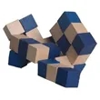Elastic Cube Puzzle in Wood | https://www.bestnamebadges.com