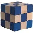 Elastic Cube Puzzle in Wood | https://www.bestnamebadges.com