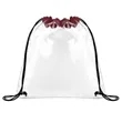 Clear Stadium Drawstring Sportpack | https://www.bestnamebadges.com