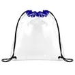 Clear Stadium Drawstring Sportpack | https://www.bestnamebadges.com