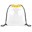 Clear Stadium Drawstring Sportpack | https://www.bestnamebadges.com