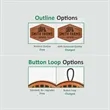 2"- 4" PU Leather Patches | https://www.bestnamebadges.com