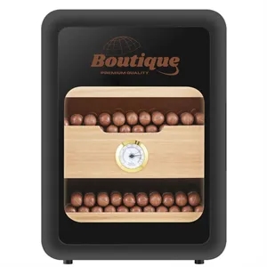 21L Cigar  Desktop Humidor Cabinet W/ Hygrometer