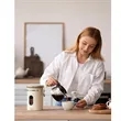 60OZ. Coffee Canister Window Kitchen Food Storage Container | https://www.bestnamebadges.com