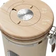 60OZ. Coffee Canister Window Kitchen Food Storage Container | https://www.bestnamebadges.com