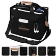 Canvas Crossbody Tote Bag W/ Multi Pockets Top Compartments | https://www.bestnamebadges.com