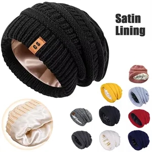 Satin Lined Beanie for Women