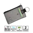 RFID Blocking Small Wallet W/ ID Window Lanyard  Pouch | https://www.bestnamebadges.com