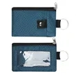 RFID Blocking Small Wallet W/ ID Window Lanyard  Pouch | https://www.bestnamebadges.com