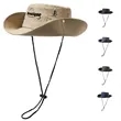 Sun Hats UV Protection Summer Wide Brim Fishing Boonie | https://www.bestnamebadges.com